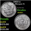 Image 1 : 1902-o Morgan Dollar $1 Grades Choice+ Unc