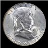 Image 2 : 1951-s Franklin Half Dollar 50c Grades Choice Unc FBL
