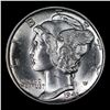 Image 2 : 1943-p Mercury Dime 10c Grades GEM Unc