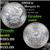 Image 1 : 1904-o Morgan Dollar $1 Grades Choice+ Unc