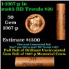 Image 1 : Shotgun Lincoln 1c roll, 1967-p 50 pcs Patent Wrapper.