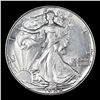 Image 2 : 1942-p Walking Liberty Half Dollar 50c Grades Select Unc