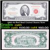 1963 $2 Red Seal United States Note Grades Gem CU