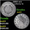Image 1 : 1883 n/c Liberty Nickel 5c Grades Select Unc