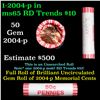 Image 1 : Shotgun Lincoln 1c roll, 2004-p 50 pcs Brandt Wrapper.