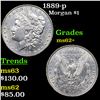 Image 1 : 1889-p Morgan Dollar $1 Grades Select Unc