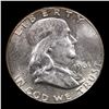 Image 2 : 1961-p Franklin Half Dollar 50c Grades Choice Unc