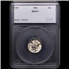 Image 4 : ***Auction Highlight*** 1941-p Mercury Dime Near TOP POP! 10c Graded ms67+ fsb BY SEGS (fc)