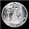 Image 2 : 1945-p Walking Liberty Half Dollar 50c Grades Choice+ Unc