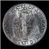 Image 3 : 1941-d Mercury Dime 10c Grades GEM+ FSB