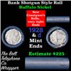 Image 1 : Buffalo Nickel Shotgun Roll in Old Bank Style 'Bell Telephone'  Wrapper 1928 &d Mint Ends Grades