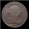 Image 2 : 1803 Draped Bust Half Cent 1/2c Grades vg+