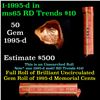 Image 1 : Shotgun Lincoln 1c roll, 1995-d 50 pcs Brandt Wrapper.
