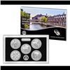 Image 1 : 2019 United States America The Beautiful Quarters Proof Set 5 Coins