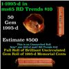 Image 1 : Shotgun Lincoln 1c roll, 1995-d 50 pcs Brandt Wrapper.