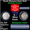 Image 1 : Buffalo Nickel Shotgun Roll in Old Bank Style 'Bell Telephone'  Wrapper 1926 &d Mint Ends Grades