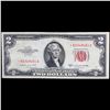 Image 2 : **Star Note** 1953B $2 Red Seal United States Note Grades Choice AU/BU Slider