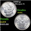 Image 1 : 1890-p Morgan Dollar $1 Grades Choice Unc