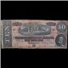 Image 2 : 1864 $10 Confederate Note, T-68 Grades vf+