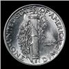Image 3 : 1943-p Mercury Dime 10c Grades GEM++ Unc