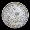 Image 3 : 1853 Arrows & Rays Seated Half Dollar 50c Grades xf+++