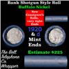 Image 1 : Buffalo Nickel Shotgun Roll in Old Bank Style 'Bell Telephone'  Wrapper 1920 &d Mint Ends Grades