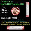 Image 1 : Shotgun Lincoln 1c roll, 2006-d 50 pcs Brandt Wrapper.