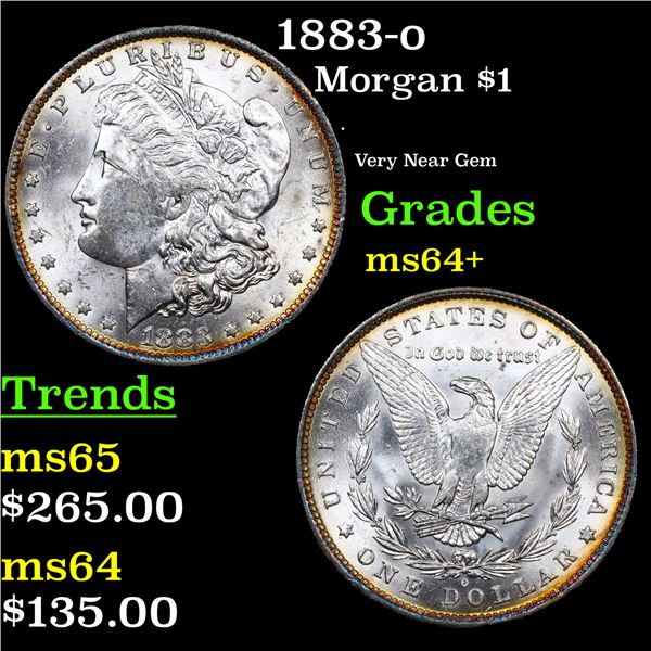 1883-o Morgan Dollar $1 Grades Choice+ Unc