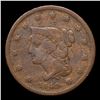 Image 2 : 1842 Small Date Braided Hair Large Cent 1c Grades vf+