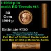 Image 1 : Shotgun Lincoln 1c roll, 1964-p 50 pcs Brandt Wrapper.