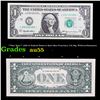 Image 1 : **Star Note** 1999 $1 Federal Reserve Note (San Francisco, CA) Sig. Withrow/Summers Grades Choice AU