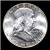 Image 2 : 1950-p Franklin Half Dollar 50c Grades Choice Unc FBL