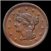 Image 2 : 1852 Braided Hair Large Cent 1c Grades vf details