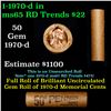 Image 1 : Shotgun Lincoln 1c roll, 1970-d 50 pcs Brandt Wrapper.