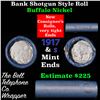 Image 1 : Buffalo Nickel Shotgun Roll in Old Bank Style 'Bell Telephone'  Wrapper 1917 &s Mint Ends Grades