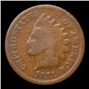 Image 2 : 1871 Indian Cent 1c Grades vg+