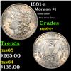 Image 1 : 1881-s Morgan Dollar $1 Grades Choice+ Unc