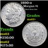 Image 1 : 1890-o Morgan Dollar $1 Grades Select Unc