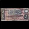 Image 2 : 1864 $10 Confederate Note, T-68 Grades vf+