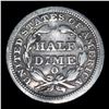 Image 3 : 1853-o Seated Liberty Half Dime 1/2 10c Grades vf+
