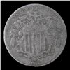Image 3 : 1872 Shield Nickel 5c Grades f+