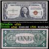 Image 1 : 1935A $1 Silver Certificate Hawaii WWII Emergency Currency Rare PC Block Grades vf++