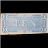 Image 3 : 1864 $10 Confederate Note, T-68 Grades Select CU