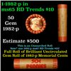 Image 1 : Shotgun Lincoln 1c roll, 1982-p 50 pcs Brandt Wrapper.