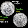 Image 1 : 1889-p Morgan Dollar $1 Grades Choice Unc
