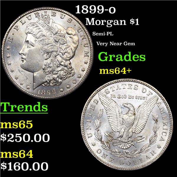 1899-o Morgan Dollar $1 Grades Choice+ Unc
