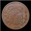 Image 2 : 1869 Two Cent Piece 2c Grades vg, very good