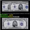 Image 1 : Set of 2x Consecutive 1934C $5 Blue Seal Silver Certificates, All CU Grade Grades Choice CU