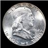 Image 2 : 1962-p Franklin Half Dollar 50c Grades Choice+ Unc