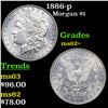 Image 1 : 1886-p Morgan Dollar $1 Grades Select Unc